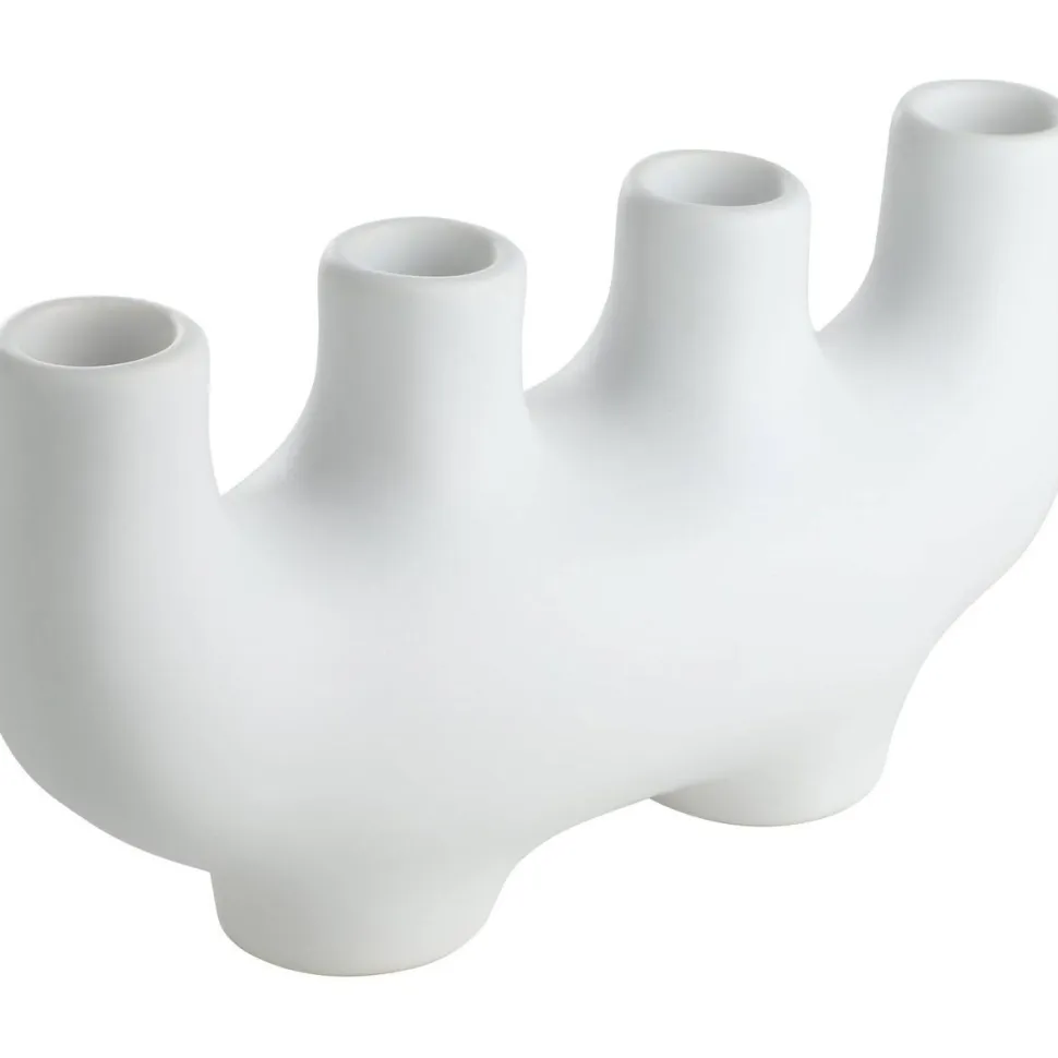 Kynttilänjalka Eglo Living Ambilobe, 21.8x7.5x11.5cm, valkoinen