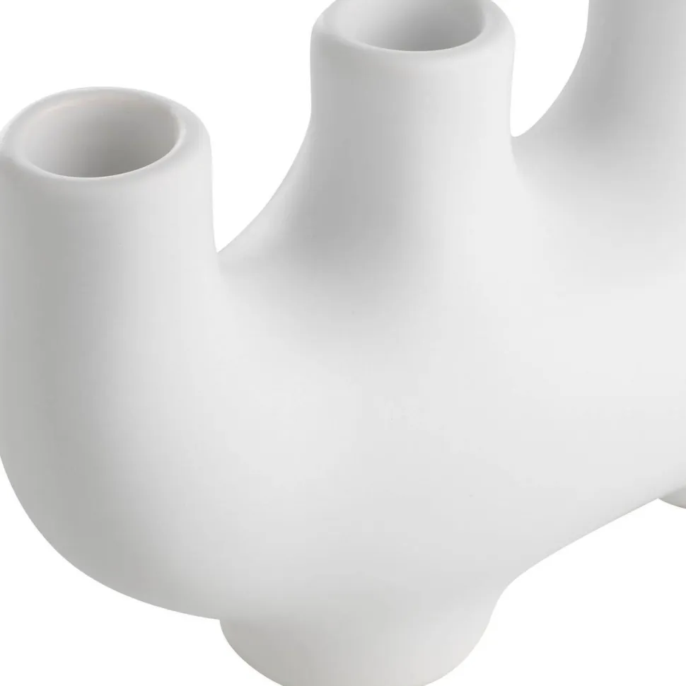 Kynttilänjalka Eglo Living Ambilobe, 21.8x7.5x11.5cm, valkoinen