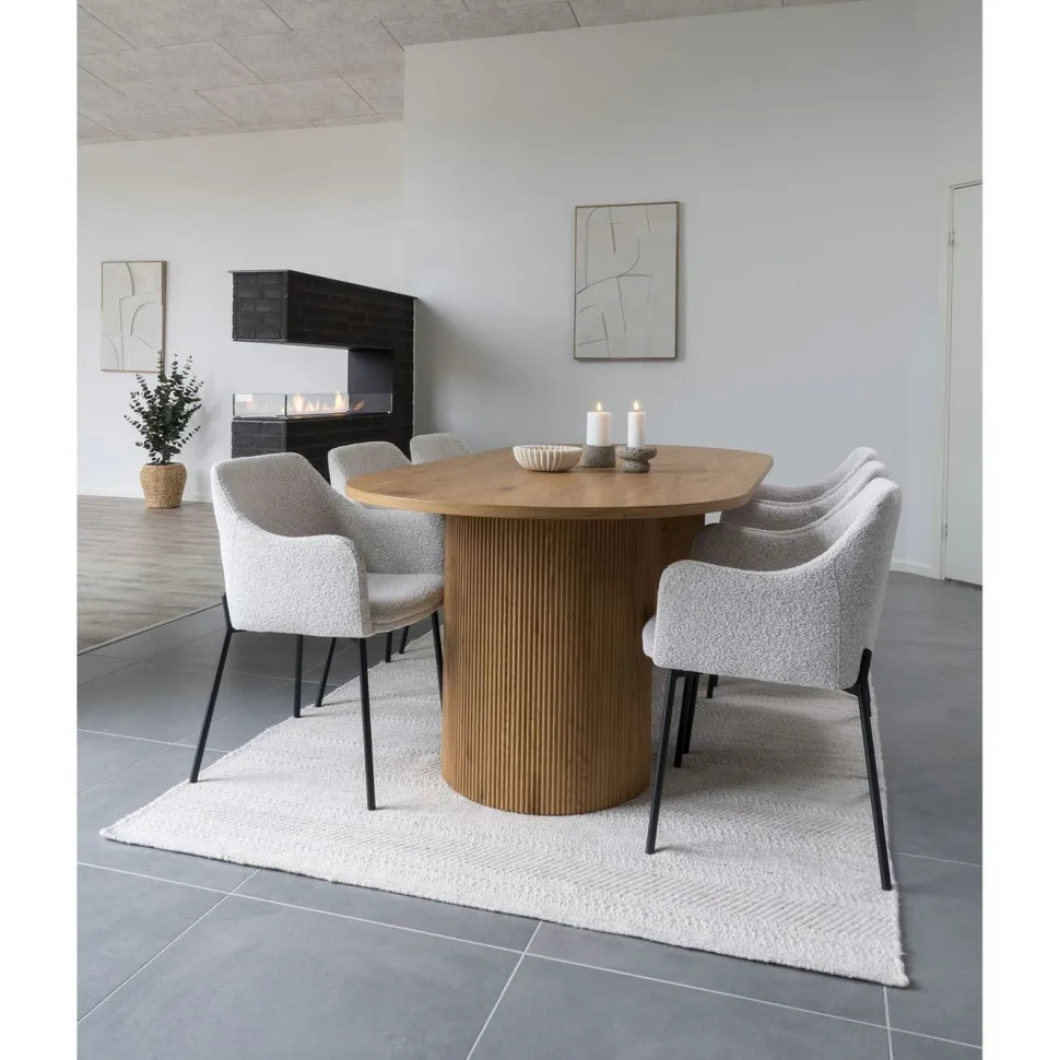 Kynttilänjalka House Nordic, 2kpl, harmaa sementti