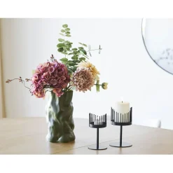 Kynttilänjalka House Nordic, 2kpl, teräs, musta