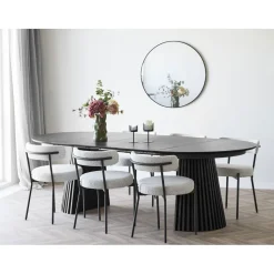 Kynttilänjalka House Nordic, 2kpl, teräs, musta