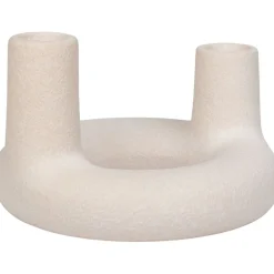 Kynttilänjalka House Nordic, ø13x8.5cm, keramiikka, beige