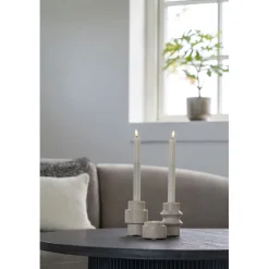 Kynttilänjalka House Nordic, ø7x10cm, sylinteri, travertiini