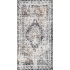 Käytävämatto Benina Tarfaya Medallion 80x150cm ruskea