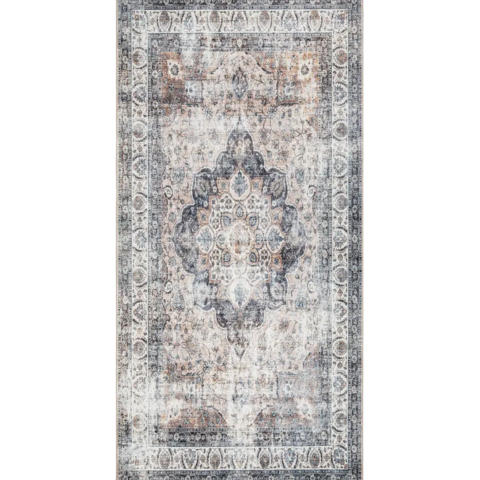 Käytävämatto Benina Tarfaya Medallion 80x150cm ruskea