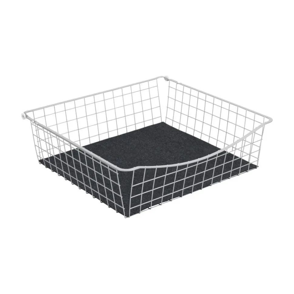 Laatikkomatto lankakoriin Beslag Design 425x360mm harmaa