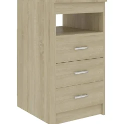 Laatikosto sonoma-tammi 40x50x76 cm lastulevy