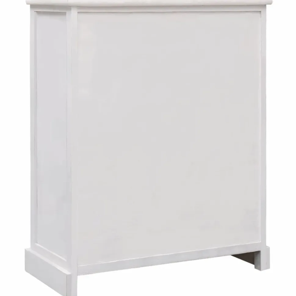 Laatikosto valkoinen 60x30x75 cm puu