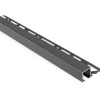 Laattalista Maler neliö H12x28x2500mm alumiini harjattu teräs