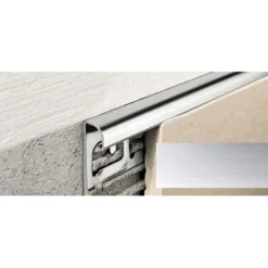 Laattalista Progress Profiles Projolly Quart 2,7m 10mm kromi