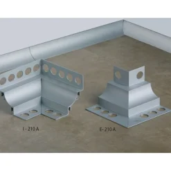 Laattalista/sisäkulma Euroshrink alumiini 210a, 10mm x 2.5m, mattahopea