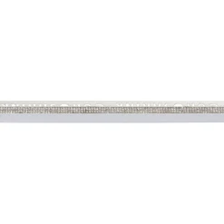 Laattalista/ulkokulma Euroshrink kantikas alumiini crystal 212a, 12mm x 2.5m, kiiltävä hopea/kristalli