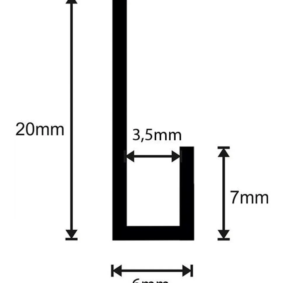 Laminaattilevyn päätylista Grip alumiini 650mm hopea