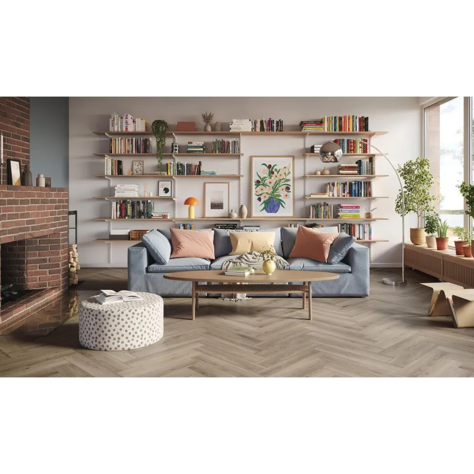 Laminaatti Tarkett Woodstock Herringbone Chester Oak Light
