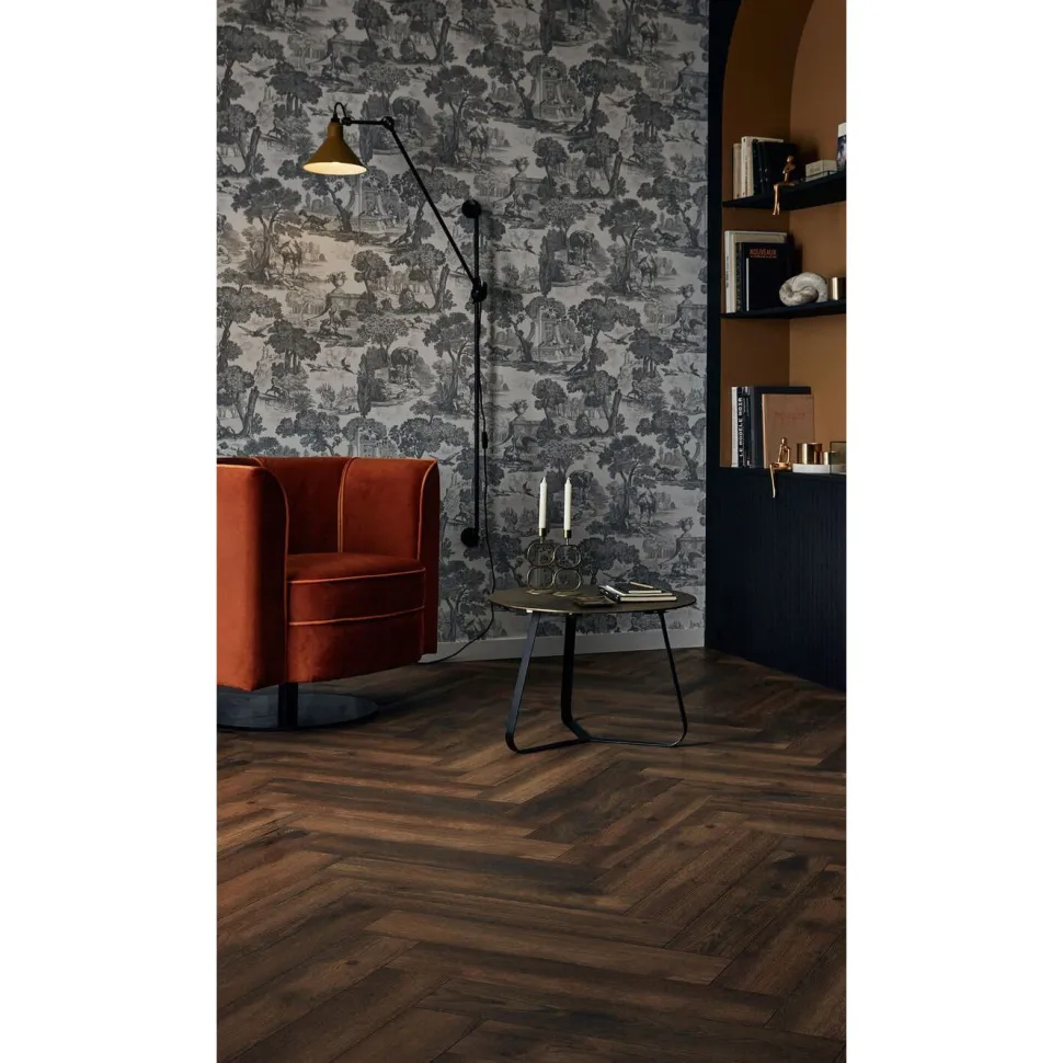 Laminaatti Tarkett Woodstock Herringbone Toulouse Oak Brown