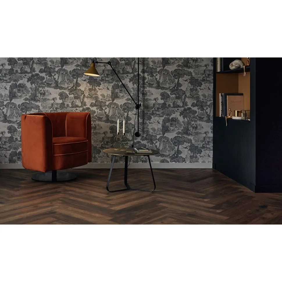 Laminaatti Tarkett Woodstock Herringbone Toulouse Oak Brown