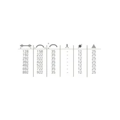 Lankavedin Grip Vector 128mm anodisoitu alumiini
