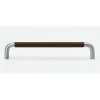 Lankavedin Beslag Design SS-A-128 138x10x35 mm ruostumaton teräs/tummanruskea nahkapidike