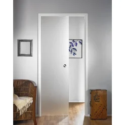 Lasiliukuovi seinän sisään Stella Pocket Door M9 hidastimella 925x2040mm