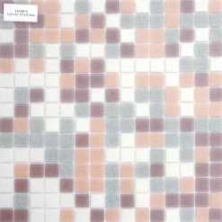 Lasimosaiikki Gils Mix 32,7 x 32,7 seinä-/lattialaatta lila