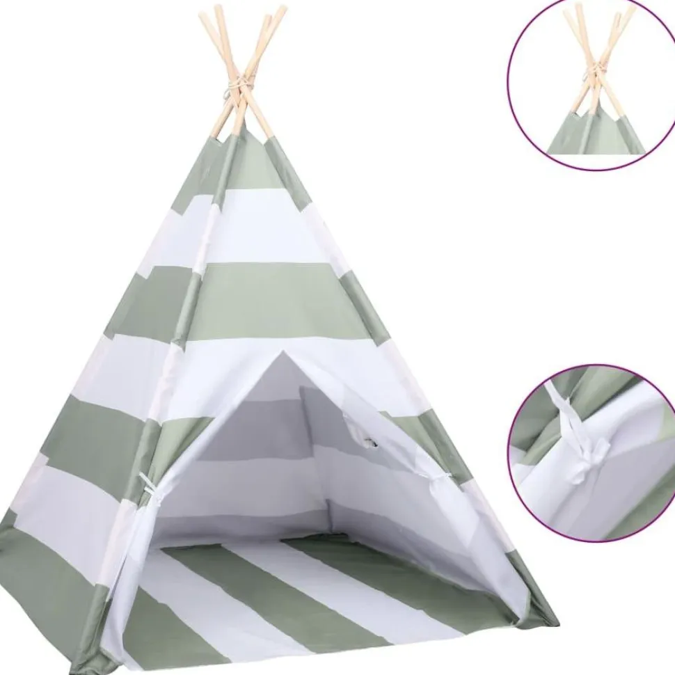 Lasten tiipiiteltta+laukku peachskin 120x120x150cm