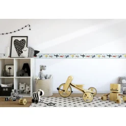 Lastenhuoneen boordi Kids Walls 45818, vinyylipinta, 0.18x5m, sininen