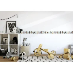 Lastenhuoneen boordi Kids Walls 45876, vinyylipinta, 0.18x5m, monivärinen