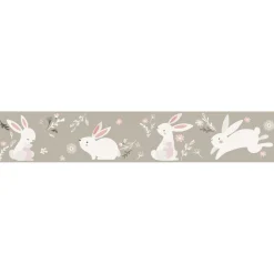 Lastenhuoneen boordi Kids Walls 45862, vinyylipinta, 0.18x5m, kukka, beige