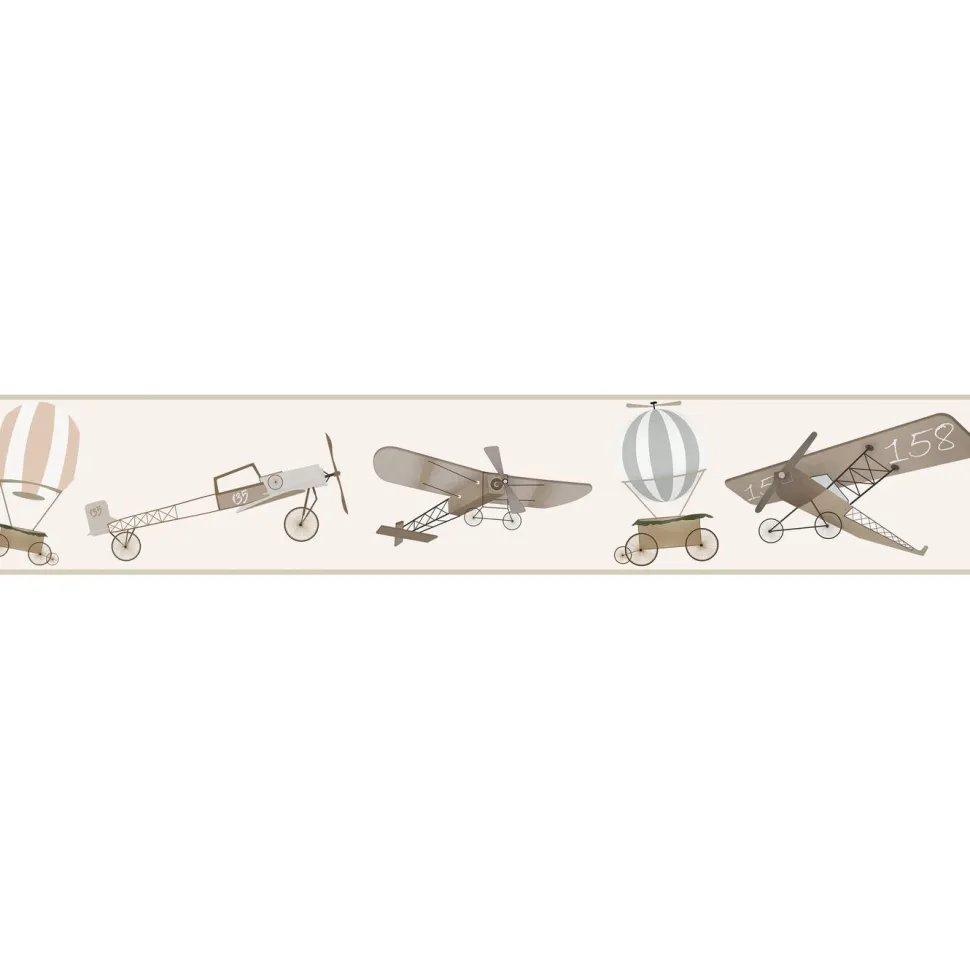 Lastenhuoneen boordi Kids Walls 45857, vinyylipinta, 0.18x5m, beige