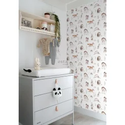 Lastenhuoneen tapetti Esta To The Moon And Back 139399, non-woven, valkoinen