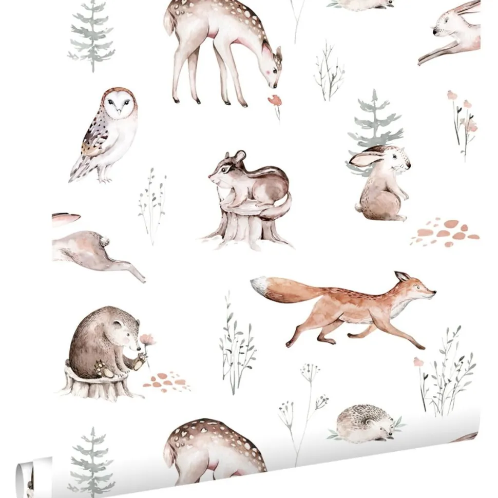 Lastenhuoneen tapetti Esta To The Moon And Back 139399, non-woven, valkoinen