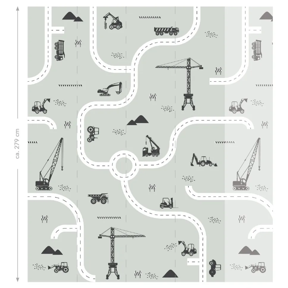 Lastenhuoneen tapetti Esta Forest Friends 159058, jatkettava, 2m x 2.79m