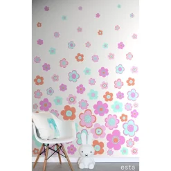 Lastenhuoneen tapetti PhotowallXL Vintage Flowers 158709 1860x2790 mm
