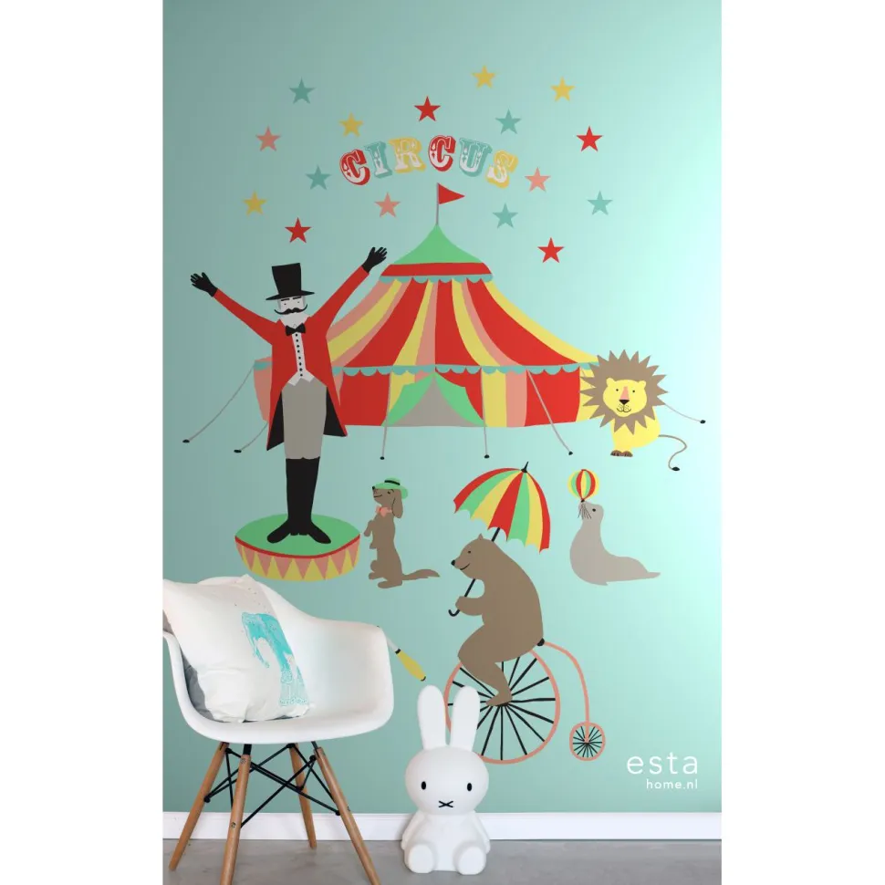 Lastenhuoneen tapetti PhotowallXL Circus 158703 1860x2790 mm