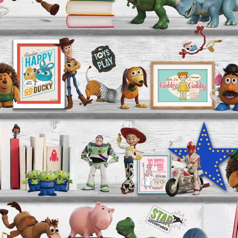 Lastenhuoneen tapetti Sandudd Toy Story Play Date 108017, Disney, monivärinen