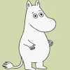Lastenhuoneen tapetti Sandudd Moomin 5181-3, 0,53x11,2m, vihreä, non-woven