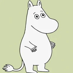Lastenhuoneen tapetti Sandudd Moomin 5181-3, 0,53x11,2m, vihreä, non-woven