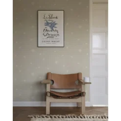 Lastenhuoneen tapetti Sandberg Gillis beige, mittatilaus, non-woven