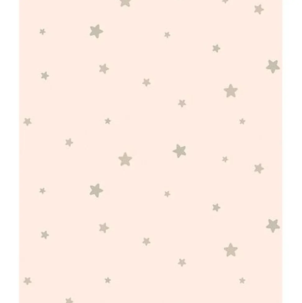 Lastenhuoneen tapetti Fiona No Limits, tähti, vaaleanpunainen