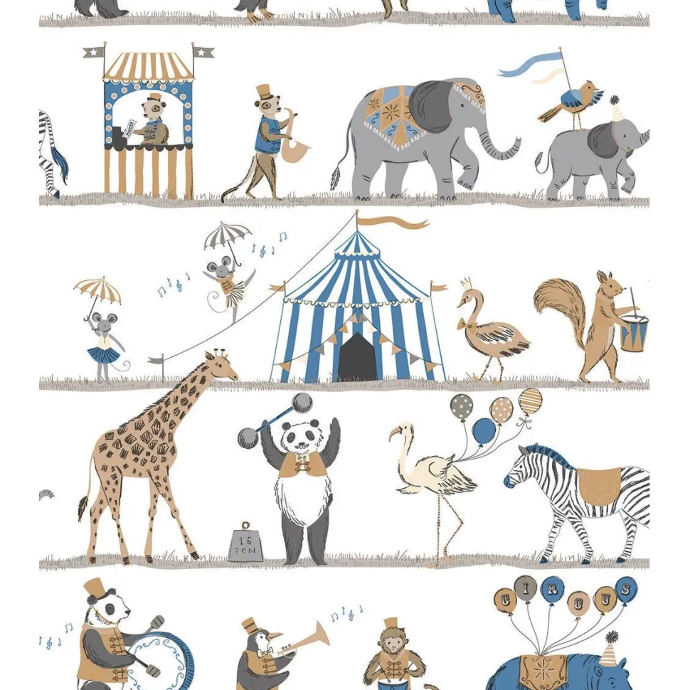Lastenhuoneen tapetti Galerie Just 4 Kids II G56547, apina, vaaleanbeige