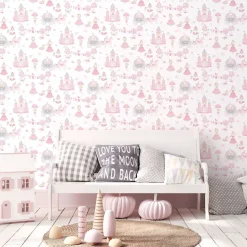 Lastenhuoneen tapetti Galerie Tiny Tots 2 G78372, perhonen, kissa, monivärinen