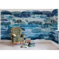 Lastenhuoneen tapetti Rebel Walls Caterpillar Dreams, non-woven, mittatilaus