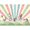 Lastenhuoneen tapetti Rebel Walls Circus Rainbow, mittatilaus