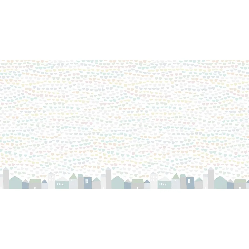 Lastenhuoneen tapetti Rebel Walls Elephant Tears Pastel, non-woven, mittatilaus