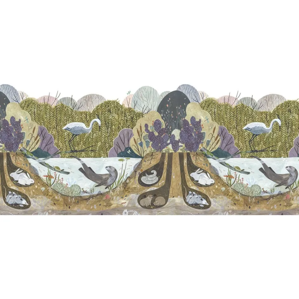 Lastenhuoneen tapetti Rebel Walls Wild Willows, non-woven, mittatilaus