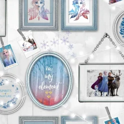 Lastenhuoneen tapetti Sandudd Frozen Frames 108239, Disney, sininen