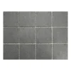 Lattialaatta Bien Tundra Dot, matta, harmaa, 10x10cm