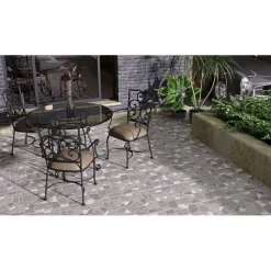 Lattialaatta GoldenTile Cortile 40x40 cm harmaa