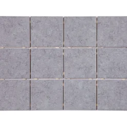 Lattialaatta Graniser Arctic Grey himmeä verkolla 100x100 mm