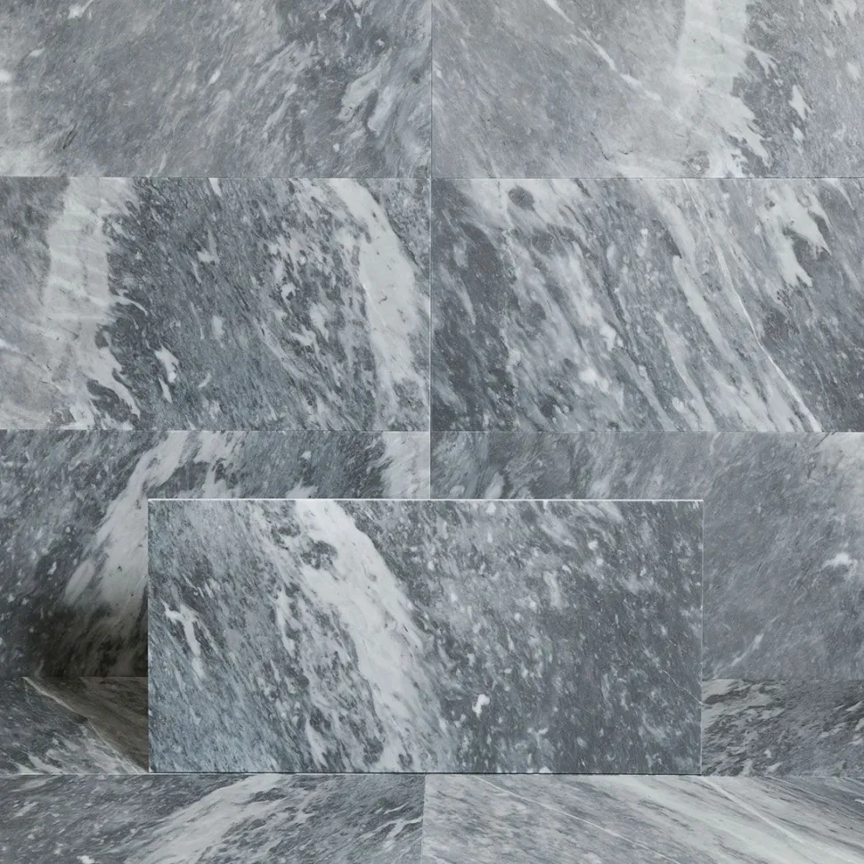 Lattialaatta Arredo Bardiglio Nuvolato 30.5x61cm, himmeä, harmaa